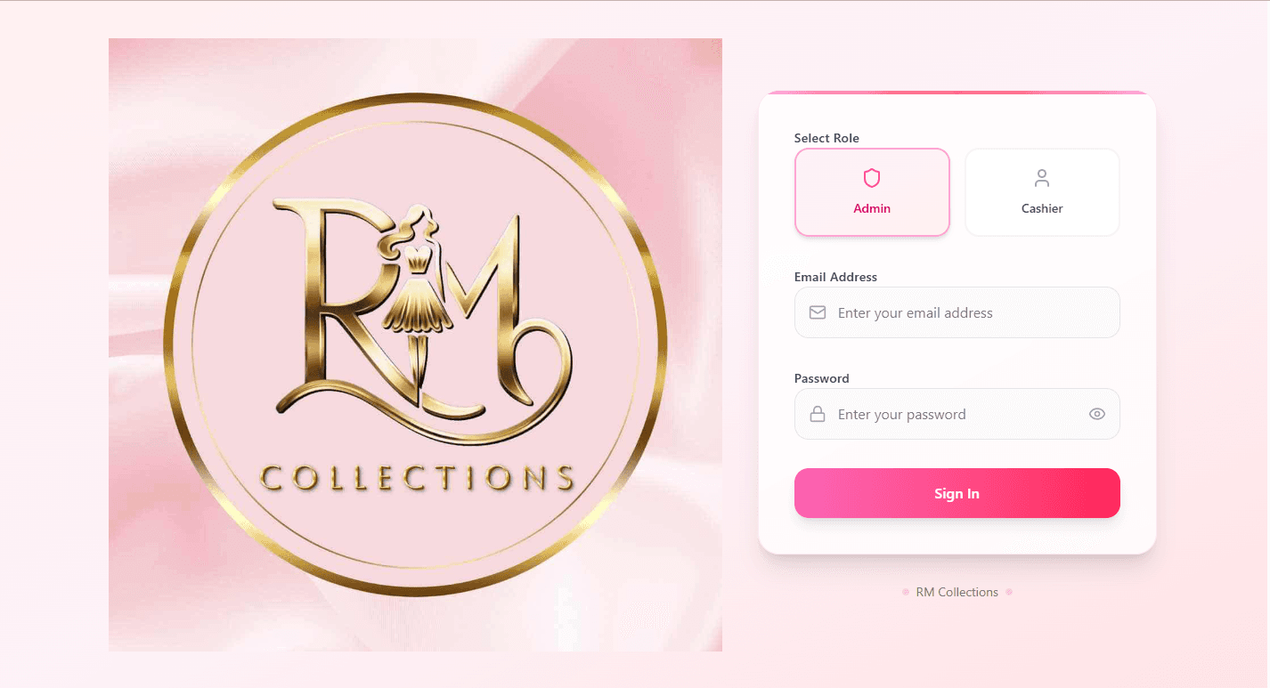 RM Collections POS and Inventory Management System